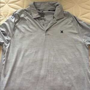 Hurley Men's Light Gray Polo Shirt